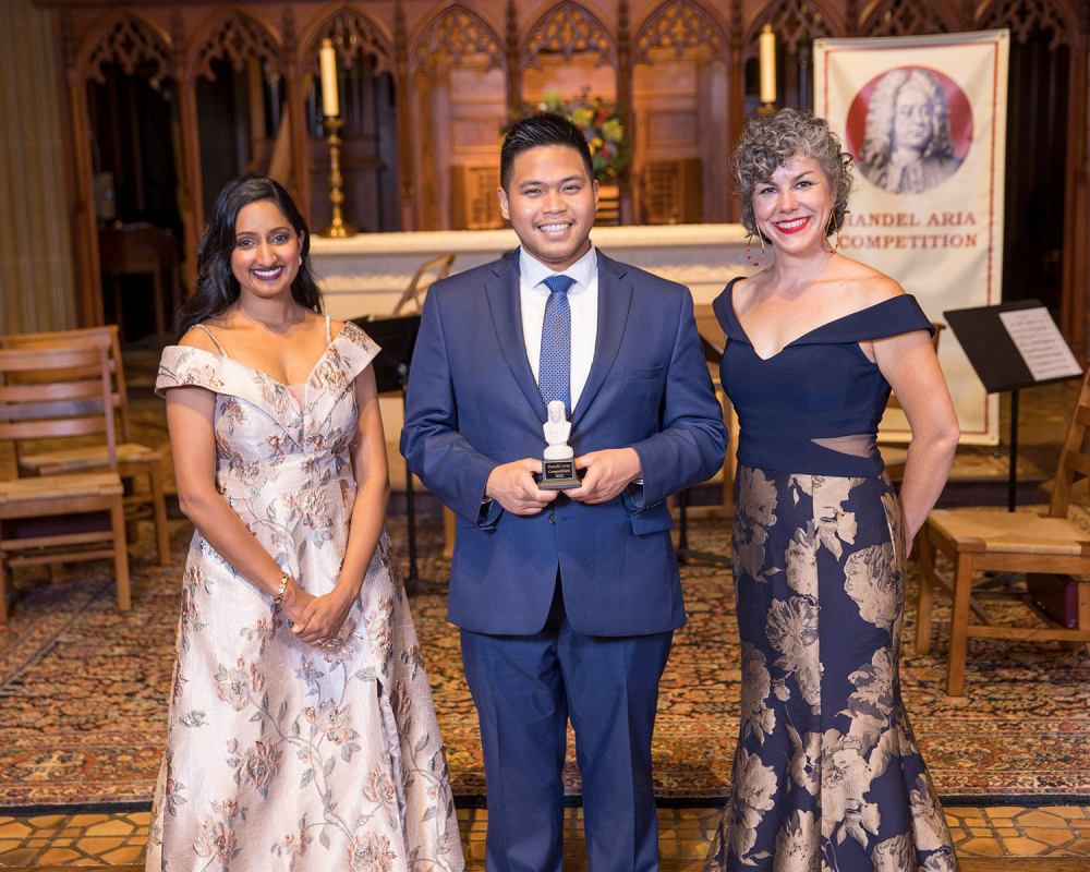 Kyle Tingzon wins the 2021 Handel Aria Competition